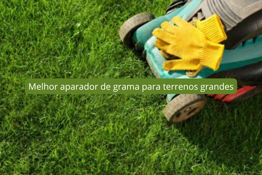 Melhor aparador de grama para terrenos grandes