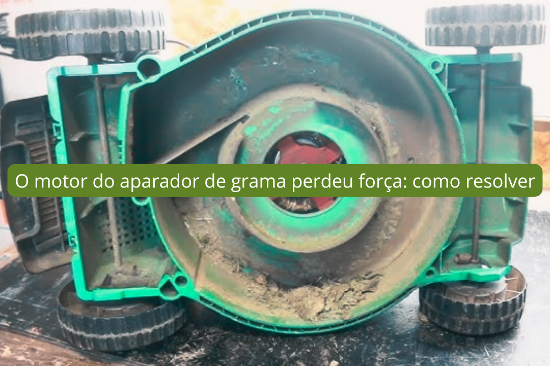 O motor do aparador de grama perdeu força: como resolver