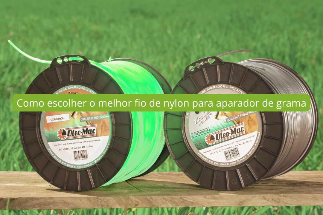 Como escolher o melhor fio de nylon para aparador de grama